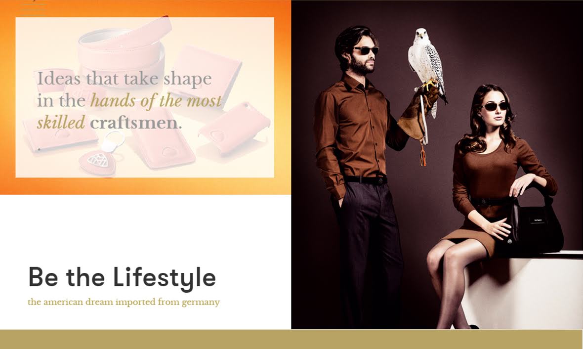 Maybach Luxury web design lifestyle page